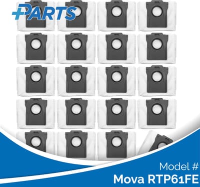 Mova RTP61FE Stofzakken (20 Stuks, Plus.Parts® alternatief voor RDB8)
