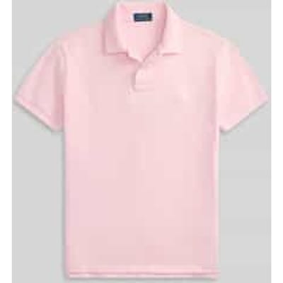 Custom slim fit poloshirt van puur katoen