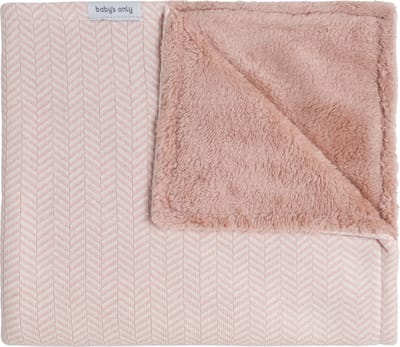 Baby's Only Wiegdeken teddy Dawn - Blush/Ecru - 70x95 cm