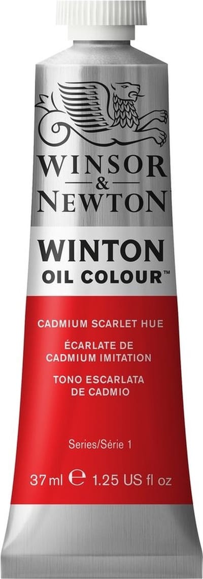 Merkloze Olieverf 37ml - Levendig Scharlaken Rood