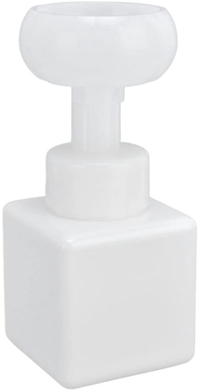 Dailygoods- Schuimfles 250ml - Bloemvormige Zeepdispenser - Hervulbare Container - Handzeep Dispenser - PETG Materiaal - Compacte Afmetingen 16x6,7cm