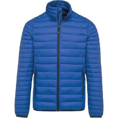 Outdoorjas 'Men's Lightweight Padded Jacket' merk Kariban Licht Kobaltblauw - S