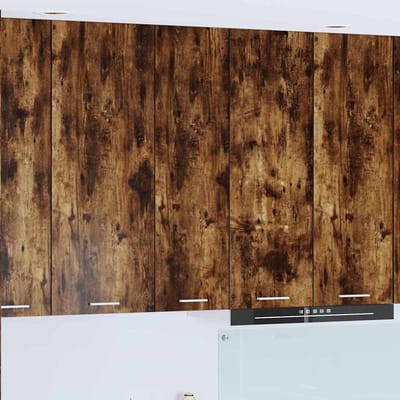 vidaXL - Hangkast - Rook - Eiken - 30 - x - 31 - x - 100 - cm - Bewerkt - hout