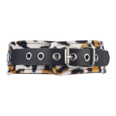 Rimba - Collar 4 cm Breed - Panter print