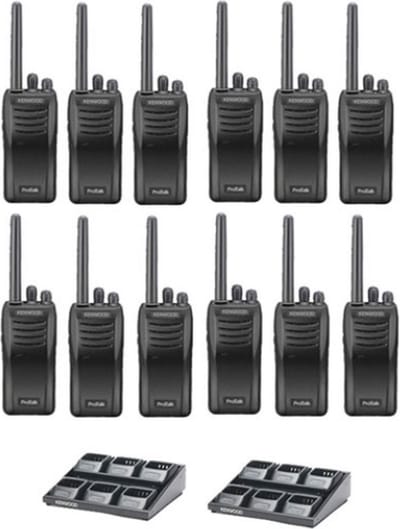 Set van 12 stuks Kenwood TK-3501 met 2 multiladers