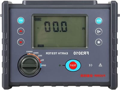 Aardingsmeter - Grondweerstand tester - Elektrische metingen - Hoge precisie digitaal - 0-3000 Ohm - One Color