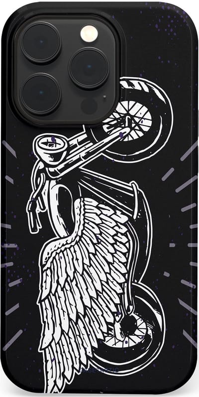 Casetastic Hoesje Geschikt voor Apple iPhone 14 Pro Magsafe - Stijlvolle Beschermende Duo-layer Case - Retro highway