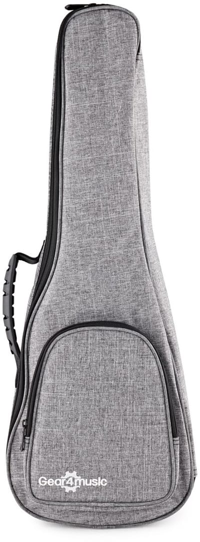 Ukulele Concert Premium Gigbag van Gear4music, Grijs