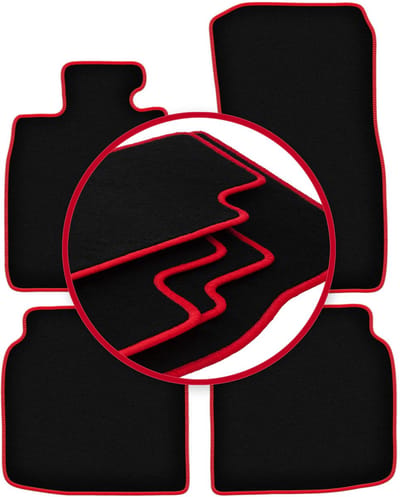 CARLUX-RED automatten voor: BMW 7 F02 sedan (2008-2015)