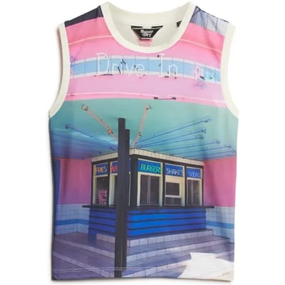 Damestanktop Superdry Sub Print