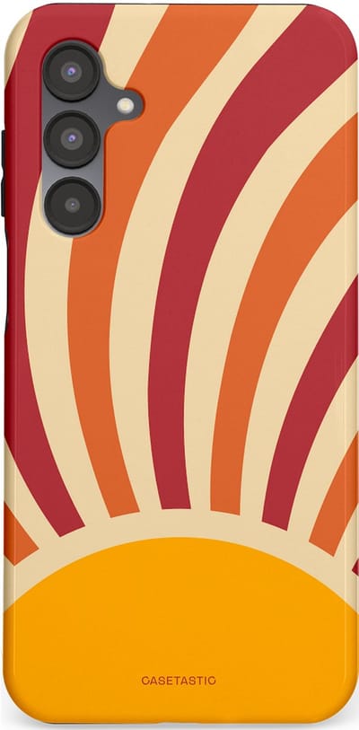 Casetastic Hoesje Geschikt voor Samsung A16 - Stijlvolle Beschermende Duo-layer Case - Retro zomer
