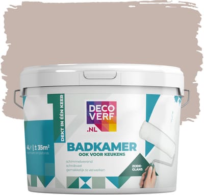 Decoverf badkamerverf warmbeige, 4L