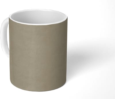 Mok - Koffiemok - Zandkleur - Korrelige structuur - Beton print - Mokken - 350 ML - Beker - Koffiemokken - Theemok