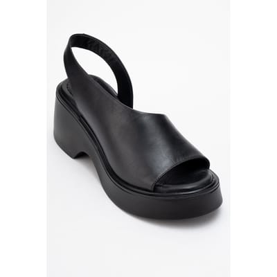 ROY Leren Wedge Sandaal (Dames)