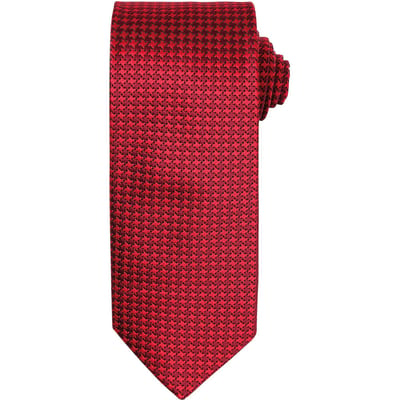 Premier Puppytooth Stropdas (Rood)