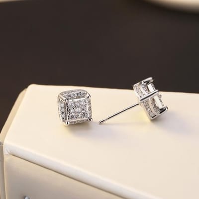14k Goud Echte Mini Diamant Oorknopjes Kolczyki Brincos Vrouwen Perola Sieraden Boucle Aros Mujer Oreja Orecchini Stud Oorbel