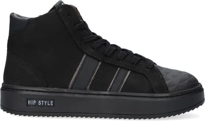 Hip H1943 Hoge sneakers - Jongens - Zwart - Maat 30