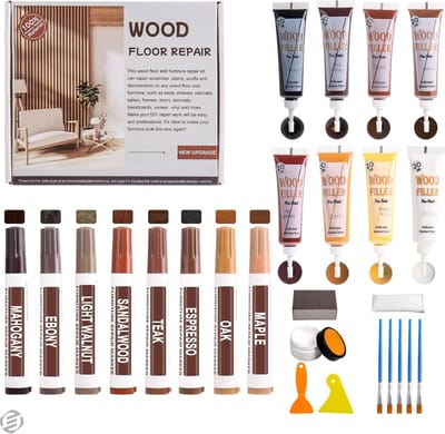 Equivera Laminaat Reparatieset - Laminaat Repareren - Meubel Reparatie - Meubel Reparatieset - Laminaatwax - Laminaat Was - Laminaat Wax - Laminaat Wax Reparatie