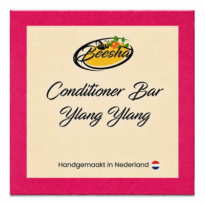 Beesha - Conditioner Bar Ylang Ylang - Vegan - Sulfaatvrij - Parabeenvrij - CG Proof