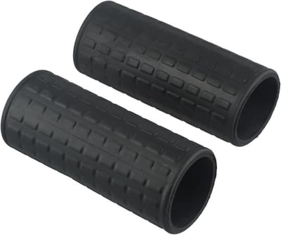 Kruiwagenhandgrepen - Vervangende handgrepen - Materiaal Transport - Antislip groefontwerp - 122 mm lengte - Zwart