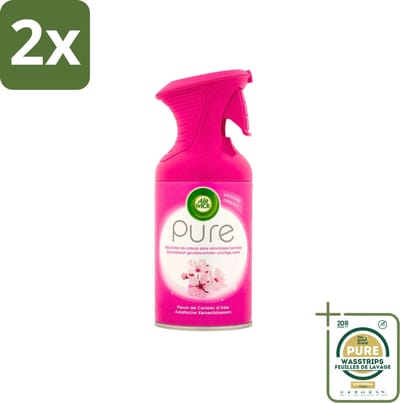 Air Wick Pure Luchtverfrisser Aziatische Kersenbloesem 250 ml - Voordeelverpakking - 2 stuks - Kersenbloesem - Aziatische kersenbloesem