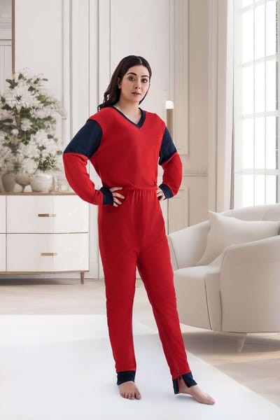 Hansop pyjama | rugrits & beenrits | Nachthemd | Lange mouwen | Plukpak | Maat S