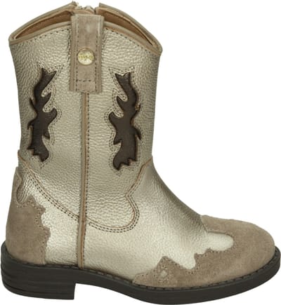 Develab - 44418 - LaarzenMeisjesKinderlaarsjes - Kleur: Metallics - Maat: 27
