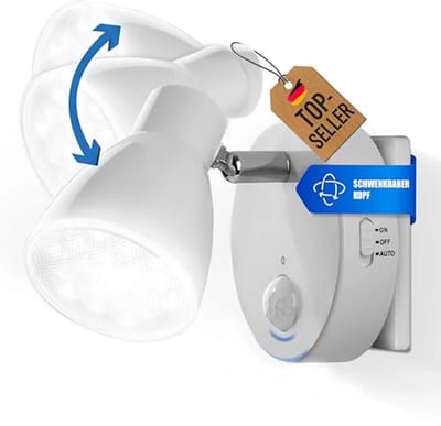 LED Nachtlampje met Bewegingssensor en Automatische Functie voor Veiligheidsverlichting in Huis