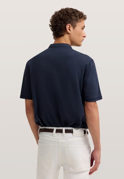 Bugatti Herren Poloshirt met opstaande kraag