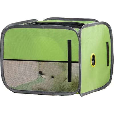 Boîte Sèche-Cheveux pour Animaux de Compagnie Séchage Rapide Grande Capacité Tissu Oxford Respirant Fournitures pour Animaux de Compagnie pour la Maison