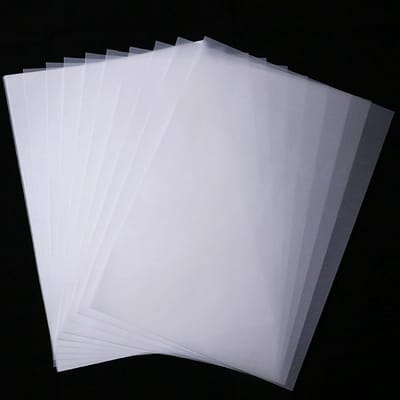 Dailygoods- Transparant Papier 100 Vellen A4 - Zijdepapier - Inpakpapier - Decoraties - Kunsthandwerk - Milieuvriendelijk en Duurzaam - Tissuepapier