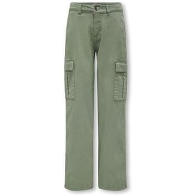 Kids cargo broek YARROW - VOX Hedge Green Straight Fit