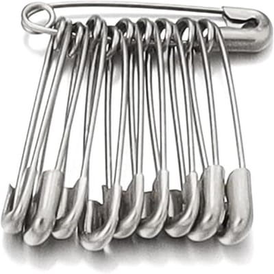 Veiligheidsspelden - Broches naaien - Kleding repareren - Roestvrij staal - 10 stuks - Veelkleurig