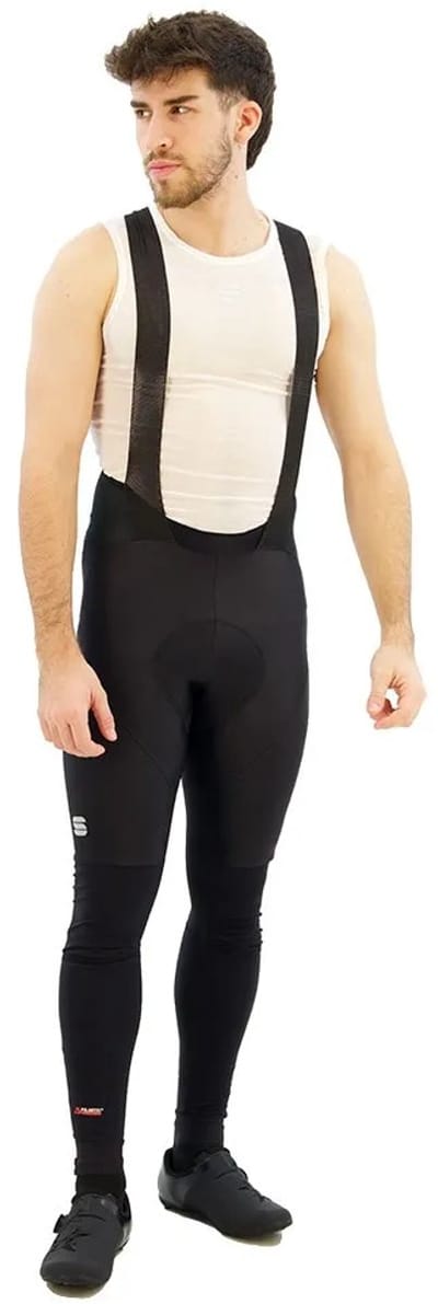 Sportful Fietsbroek lang met bretels heren Zwart - FIANDRE PRO BIBTIGHT BLACK - XL
