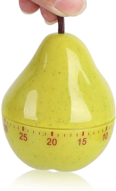 Dailygoody - Mechanische Keuken Timer - Keuken Timer - Schattige Huisdecoratie - Geel - Koken en Bakken - Tijd Beheer - Ideaal voor Oefening en Slapen