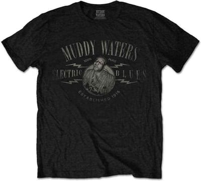 Muddy Waters - Electric Blues Vintage Heren T-shirt - S - Zwart