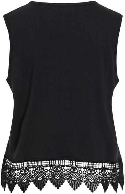 VILA - VIALKA S/L LACE DETAIL TOP - Dames - Blouses