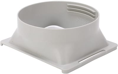 5,9/6 inch uitlaatslangaansluiting, draagbare AC-slangverlengstukadapter, vierkante naar ronde slangkoppeling, past op klok en tegen klok schroefdraadslang