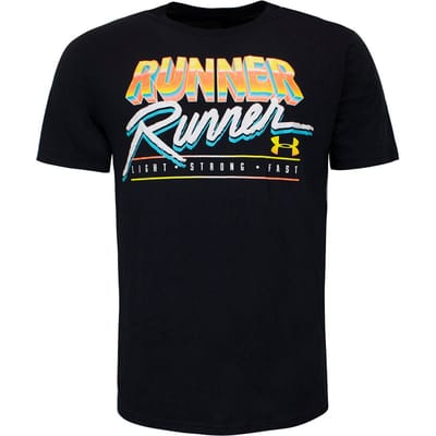 Under Armour Korte Mouw Crew Neck Zwart Heren T-shirt 1350766 001