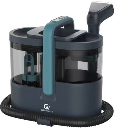 CleanWise Piet Vlekkenreiniger - Stoomfunctie tot 100°C – Krachtige 1800W Tapijtreiniger - 4-in-1 Stoomreiniging voor Vloer, Bank, Badkamer, matras & Tapijt - Stoomreiniger & Zetelreiniger - Inclusief reinigingsmiddel