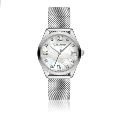Stalen band horloge voor dames Marc Lauder Geneva
