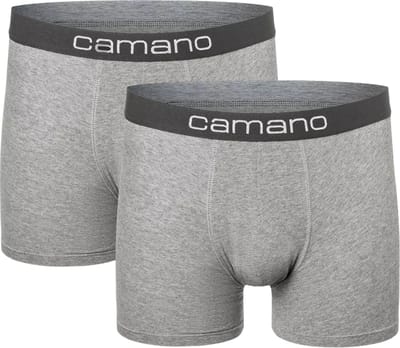 Camano - Boxershorts - High Comfort - Katoen - Stretch - Top Boxers - Grijs melange - XL