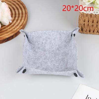 WiseGoods Premium Puzzel Sorteerbakje Van Vilt Voor Puzzelen - Puzzel Accessoires - Hobby Opbergbakje Puzzelstukjes - DIY - Grijs