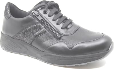 Solidus, 53504 01062, Zwarte sneakers wijdte H