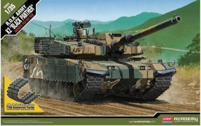 Academy Modelbouwpakket Militaire voertuigen - 13511 Rok Army K2 Black Panther Plastic - 1:35 - Modelbouw