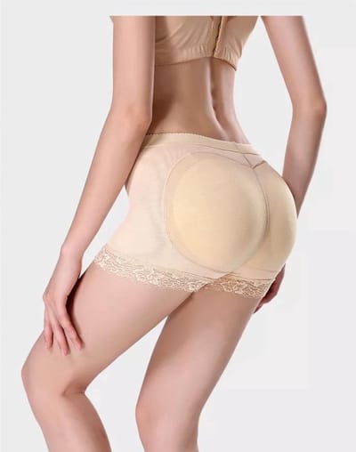 Jumada - Ondergoed met vulling - Butt lifter - Billen - Slipje - Comfortabele lingerie - Nude/beige - Maat XXL