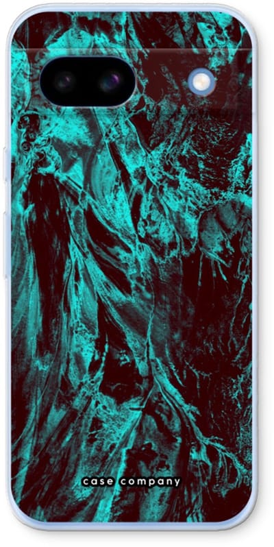 Case Company® - Hoesje geschikt voor Google Pixel 8a hoesje - Ice Age - Soft Cover Telefoonhoesje - Bescherming aan alle Kanten en Schermrand