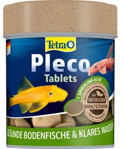 Tetra Pleco 275 Tabletten – Complete voeding voor bodemvissen en schuwe soorten
