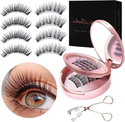 8 Stuks Herbruikbare Magnetische Wimpers - Natuurlijke Look - Eenvoudig te Dragen - Geen Lijm Nodig - Wimpers Met Applicator - Magnetic Eyelashes - Make-up Accessoires