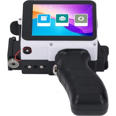 Handheld Printer 12,7 mm Inkjet Printmachine voor Barcode Datum Label Batchnummer Ondersteuning Meerdere Talen Materialen